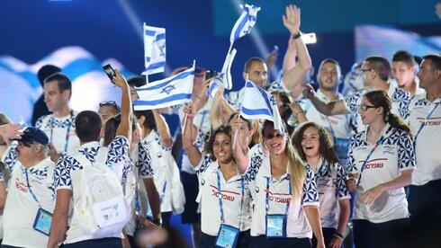 בקרוב בנתניה? המשלחת הישראלית בטקס פתיחת המכביה ה-20