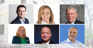 המועמדים לראשות עיריית רעננה | צילומים: פרטי, מיה קפל, רפאל בן משה, תומר נויברג